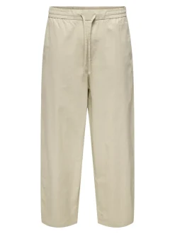ONSDAVES Wide leg fit Hør Bukser Bukser
