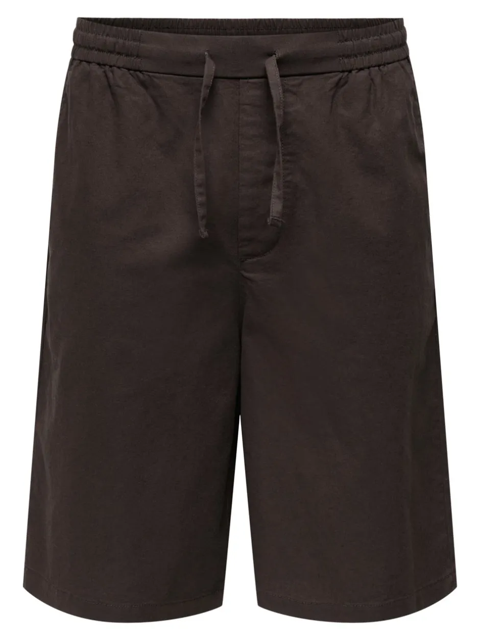 Best ONSDAVES Wide leg fit Hør Shorts Shorts