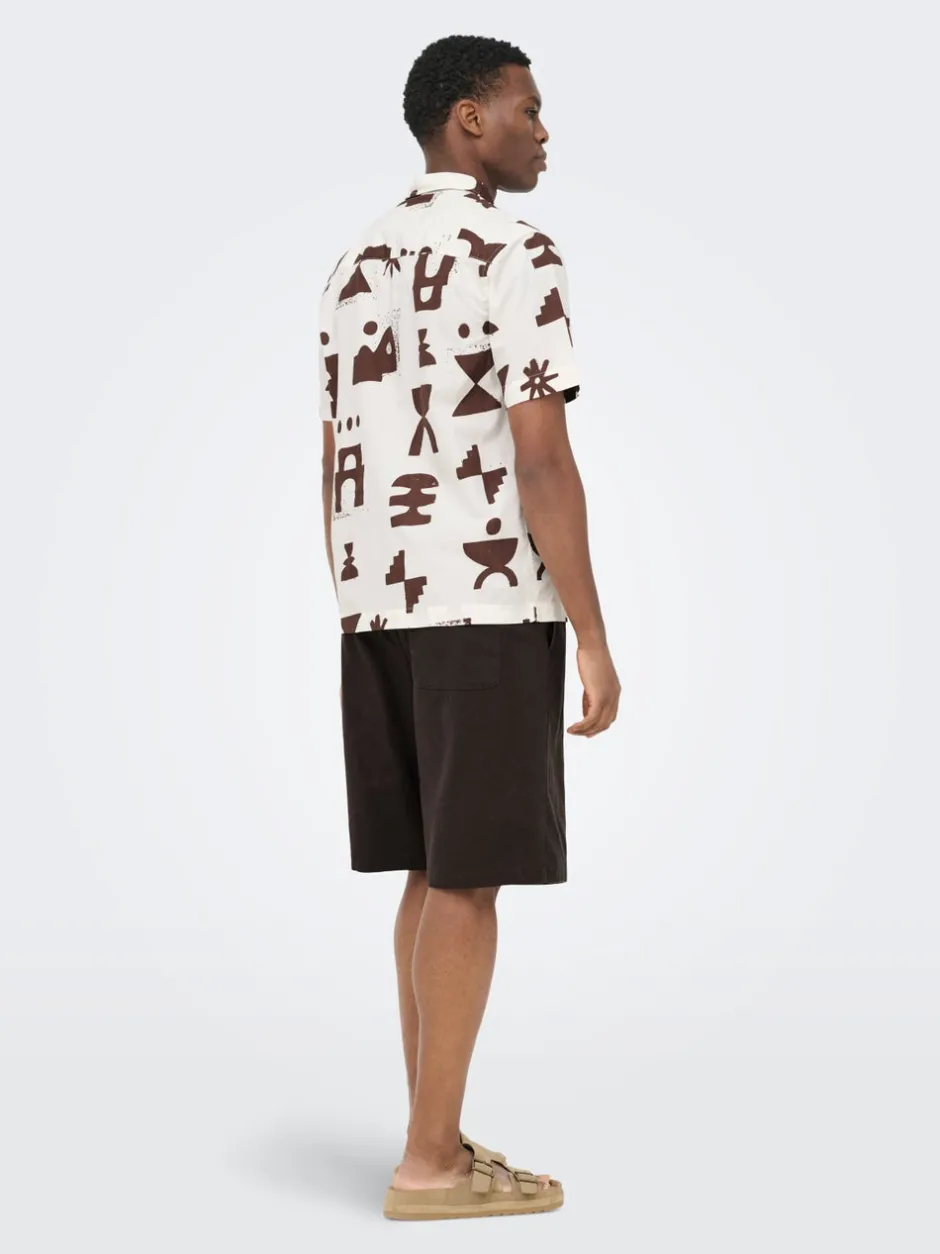 Best ONSDAVES Wide leg fit Hør Shorts Shorts