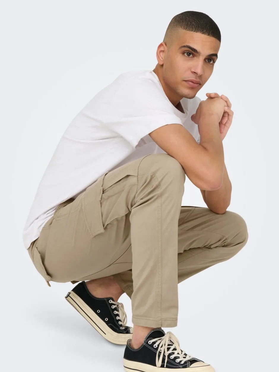 New ONSDEAN Tapered fit Cargobukser Bukser