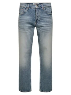 Best ONSEDGE Mellemhøj talje Straight fit Jeans Jeans|Jeans