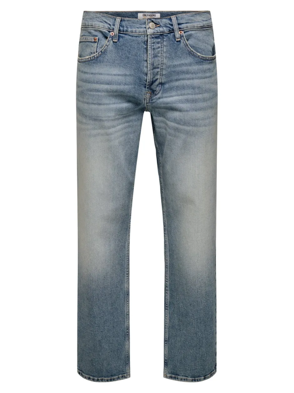 Best ONSEDGE Mellemhøj talje Straight fit Jeans Jeans|Jeans