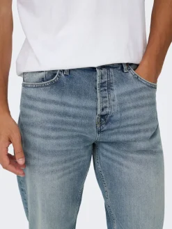Best ONSEDGE Mellemhøj talje Straight fit Jeans Jeans|Jeans