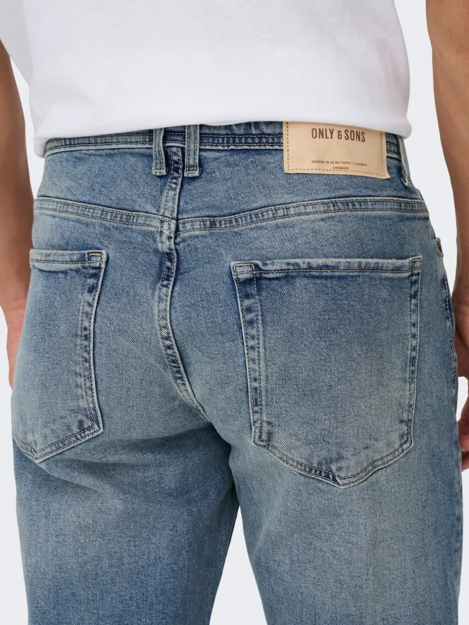 Best ONSEDGE Mellemhøj talje Straight fit Jeans Jeans|Jeans