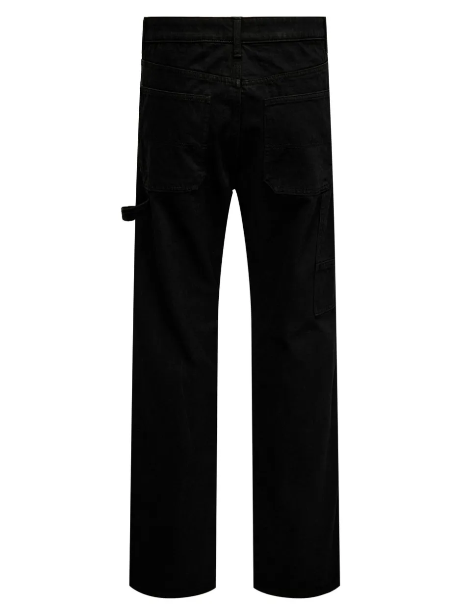 Outlet ONSEDGE Mellemhøj talje Straight fit Jeans Jeans|Jeans