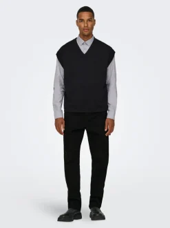 Outlet ONSEDGE Mellemhøj talje Straight fit Jeans Jeans|Jeans