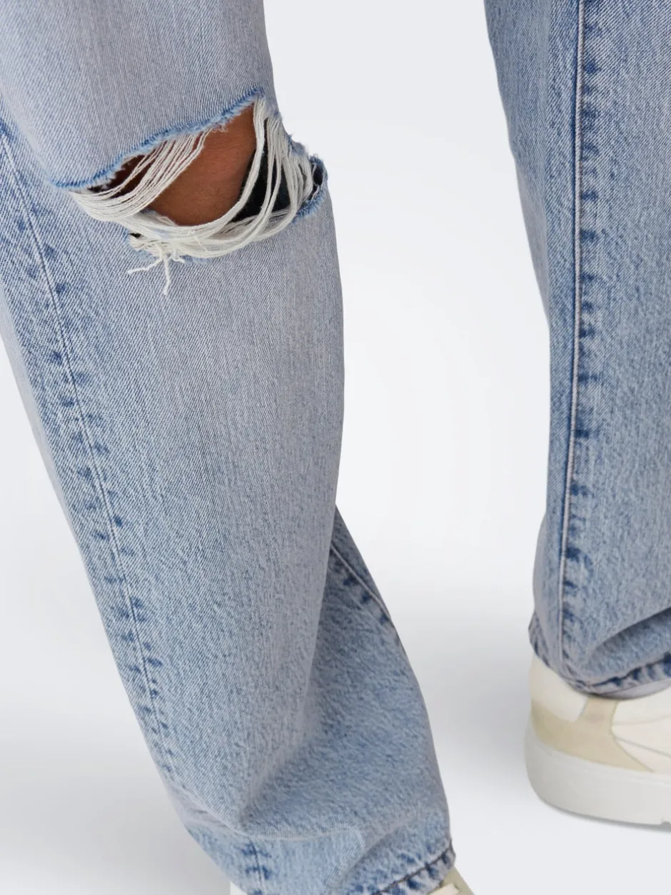Hot ONSEDGE Mellemhøj talje Straight fit Jeans Jeans|Jeans