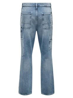 Clearance ONSEDGE Mellemhøj talje Straight fit Jeans Jeans|Jeans