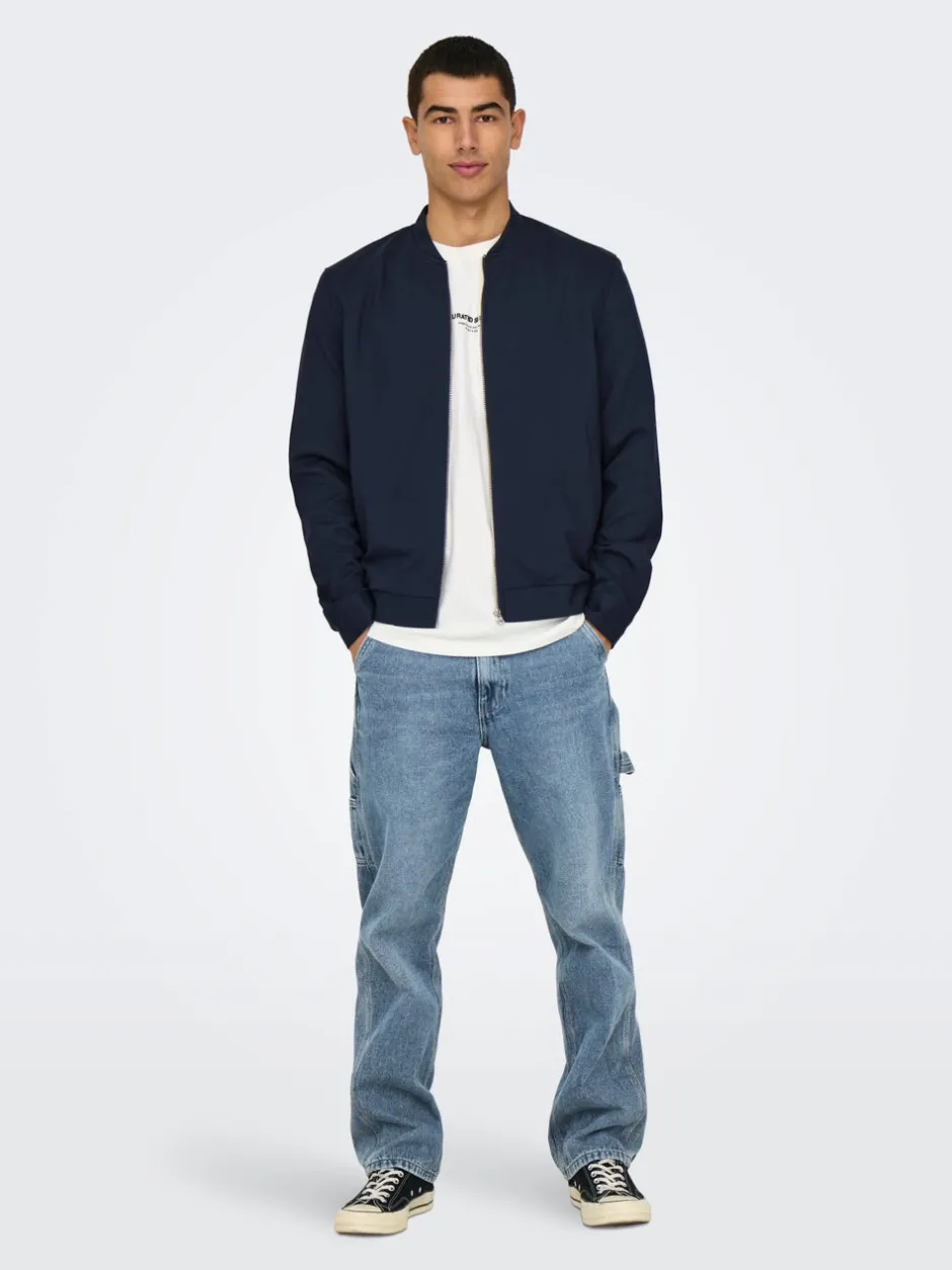 Clearance ONSEDGE Mellemhøj talje Straight fit Jeans Jeans|Jeans