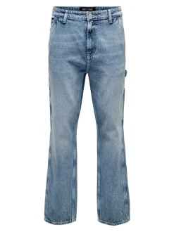 Clearance ONSEDGE Mellemhøj talje Straight fit Jeans Jeans|Jeans