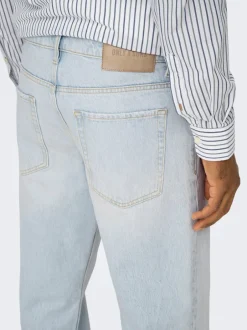 Hot ONSEDGE Mellemhøj talje Straight fit Jeans Jeans|Jeans