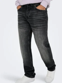 Online ONSEDGE Mellemhøj talje Straight fit Jeans Jeans|Jeans