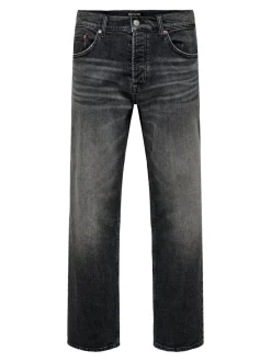 Online ONSEDGE Mellemhøj talje Straight fit Jeans Jeans|Jeans
