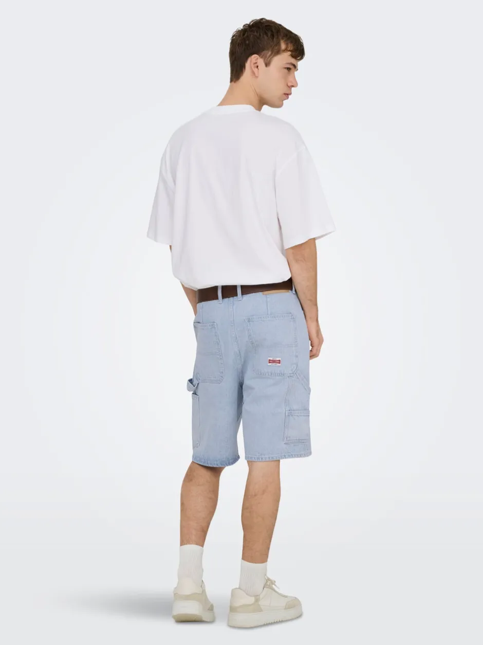 Outlet ONSEDGE Mellemhøj talje Straight fit Shorts Shorts