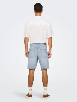 Clearance ONSEDGE Mellemhøj talje Straight fit Shorts Shorts