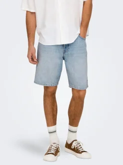 Clearance ONSEDGE Mellemhøj talje Straight fit Shorts Shorts