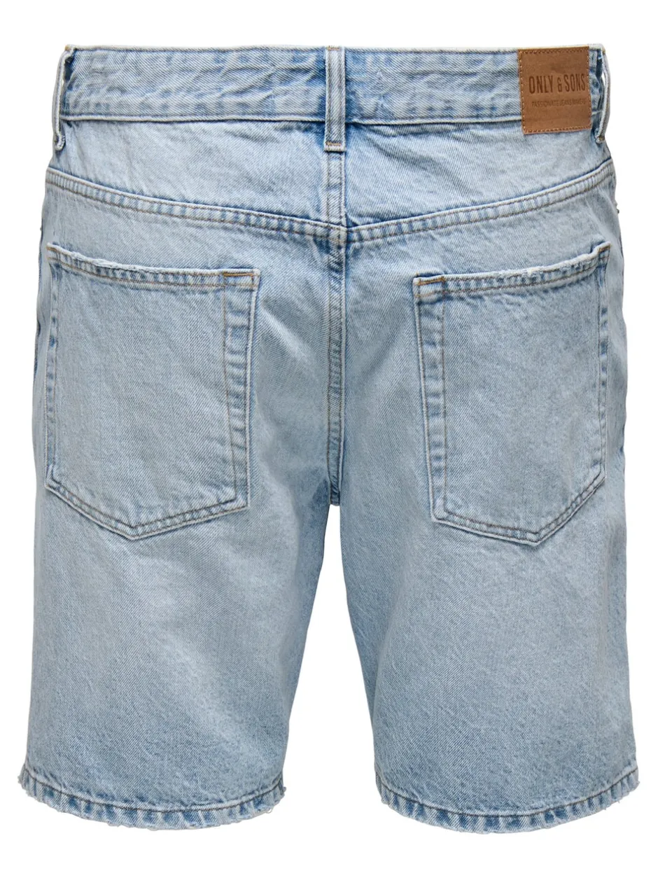 Clearance ONSEDGE Mellemhøj talje Straight fit Shorts Shorts