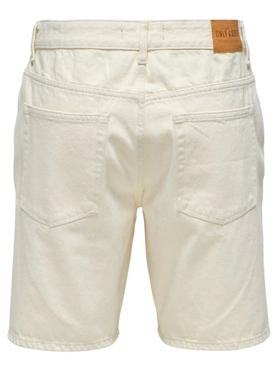 Clearance ONSEDGE Mellemhøj talje Straight fit Shorts Shorts