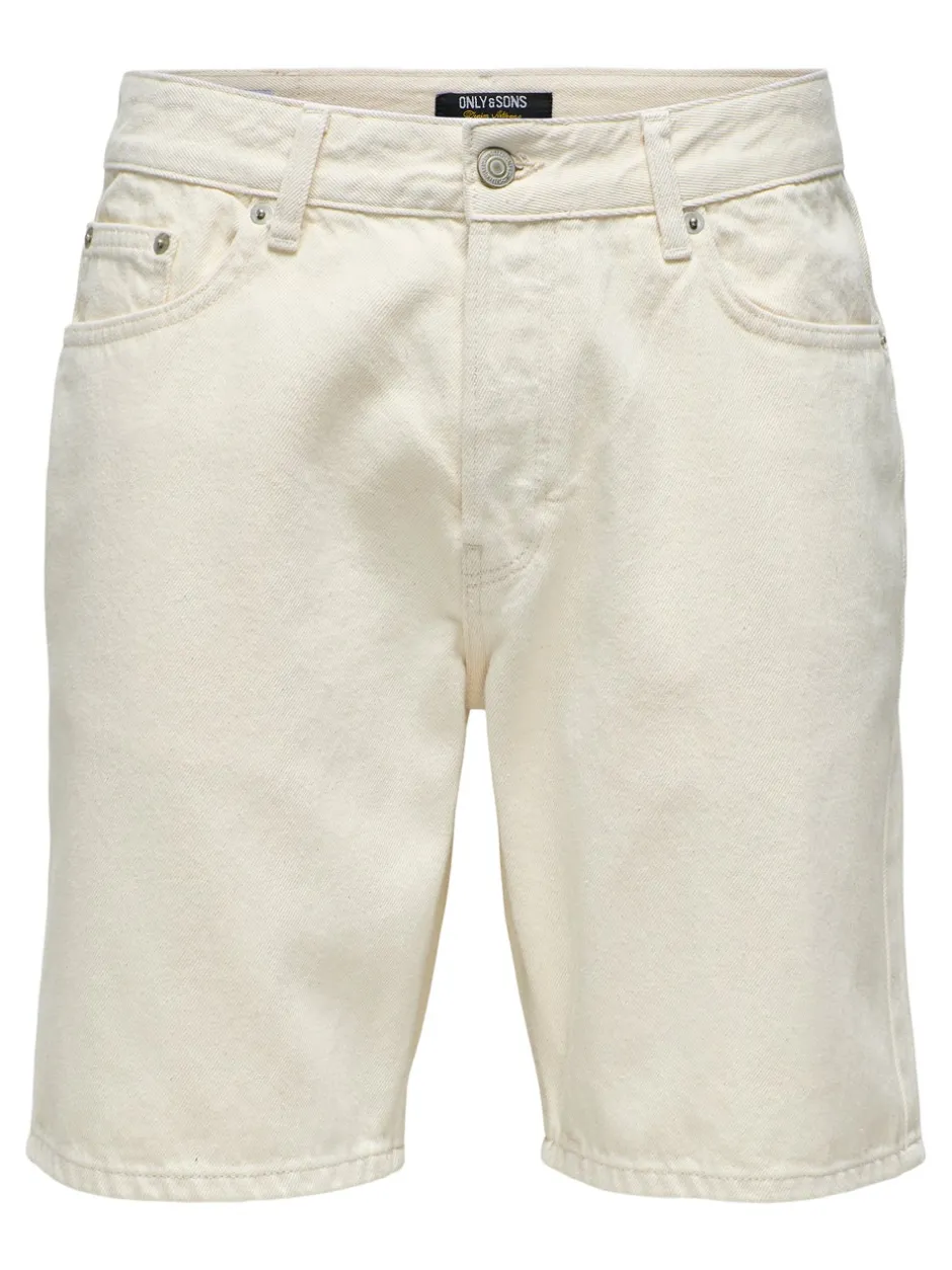 Clearance ONSEDGE Mellemhøj talje Straight fit Shorts Shorts