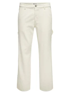Outlet ONSEDGE Mellemhøj talje Straight fit Jeans Jeans|Jeans