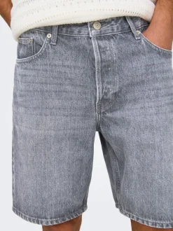 Discount ONSEDGE Mellemhøj talje Straight fit Shorts Shorts