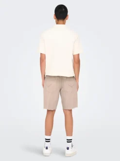 ONSEDGE Mellemhøj talje Straight fit Shorts Shorts