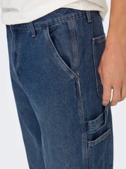 Clearance ONSEDGE Mellemhøj talje Straight fit Jeans Jeans|Jeans