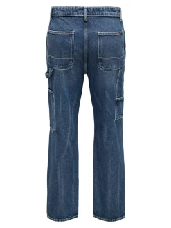Clearance ONSEDGE Mellemhøj talje Straight fit Jeans Jeans|Jeans