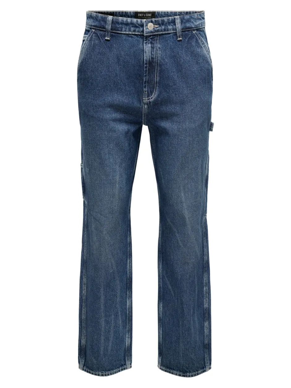 Clearance ONSEDGE Mellemhøj talje Straight fit Jeans Jeans|Jeans