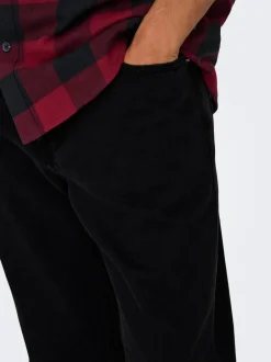 New ONSEDGE Mellemhøj talje Straight fit Jeans Jeans|Jeans