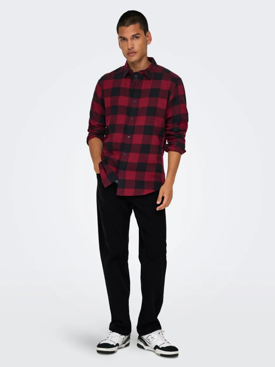 New ONSEDGE Mellemhøj talje Straight fit Jeans Jeans|Jeans