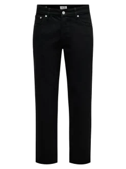 New ONSEDGE Mellemhøj talje Straight fit Jeans Jeans|Jeans