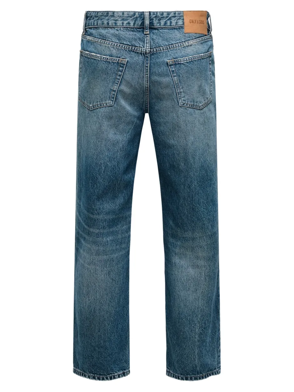 Online ONSEDGE Mellemhøj talje Straight fit Jeans Jeans|Jeans