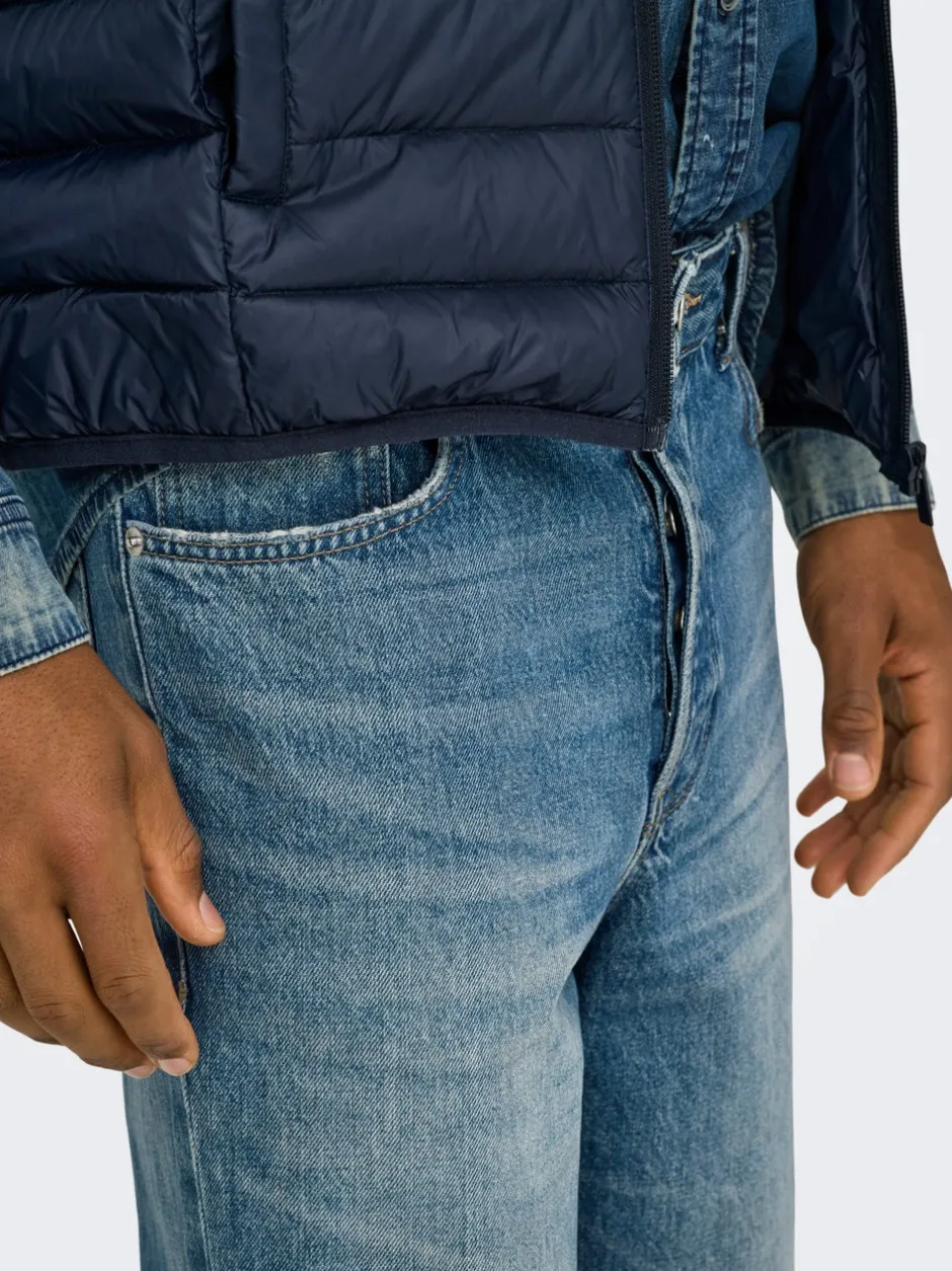 Online ONSEDGE Mellemhøj talje Straight fit Jeans Jeans|Jeans