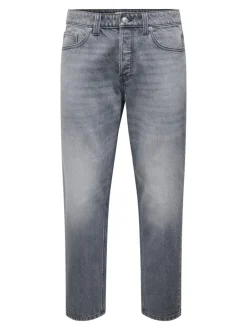 Sale ONSEDGE Mellemhøj talje Straight fit Jeans Jeans|Jeans