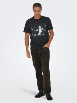 Sale ONSEDGE Mid rise Straight fit Jeans Jeans|Jeans