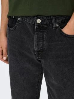 Clearance ONSEDGE Mid rise Straight fit Jeans Jeans|Jeans