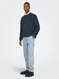 Outlet ONSEDGE Mid rise Straight fit Jeans Jeans|Jeans