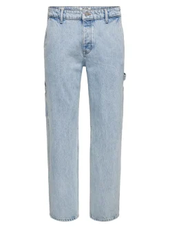 Outlet ONSEDGE Mid rise Straight fit Jeans Jeans|Jeans