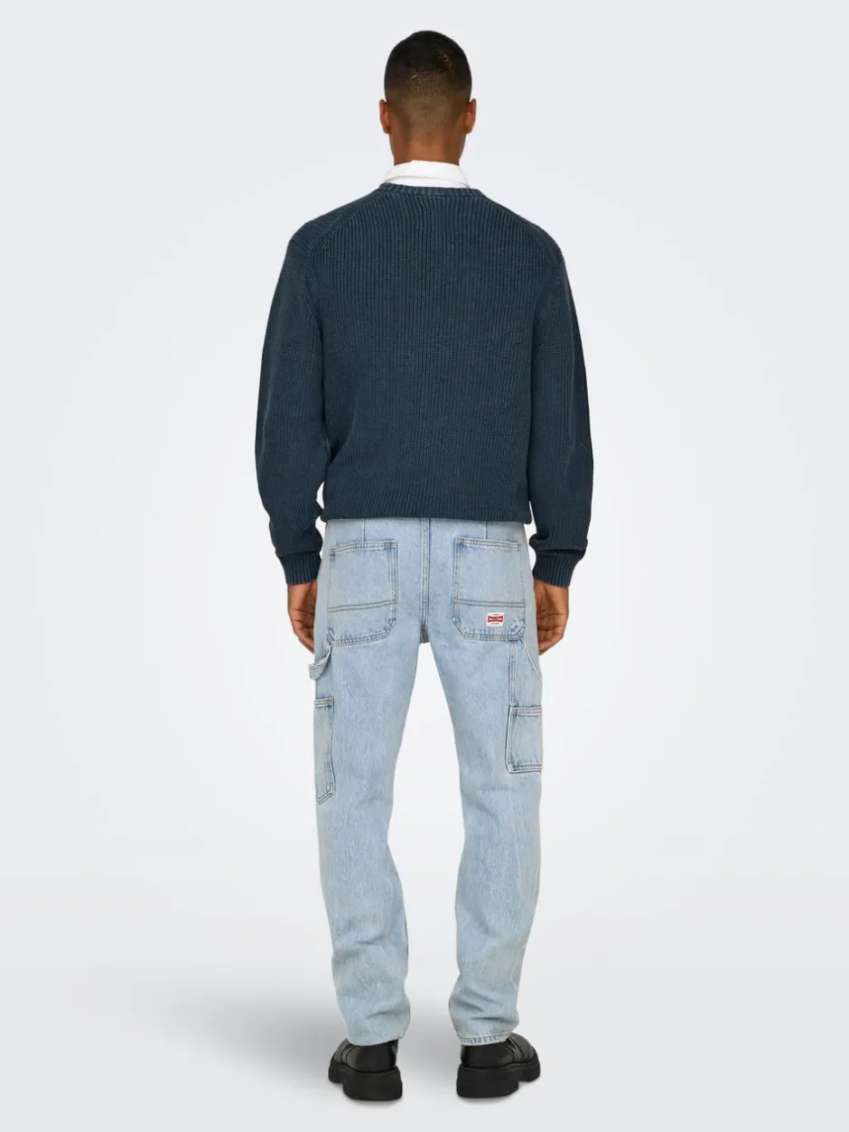Outlet ONSEDGE Mid rise Straight fit Jeans Jeans|Jeans