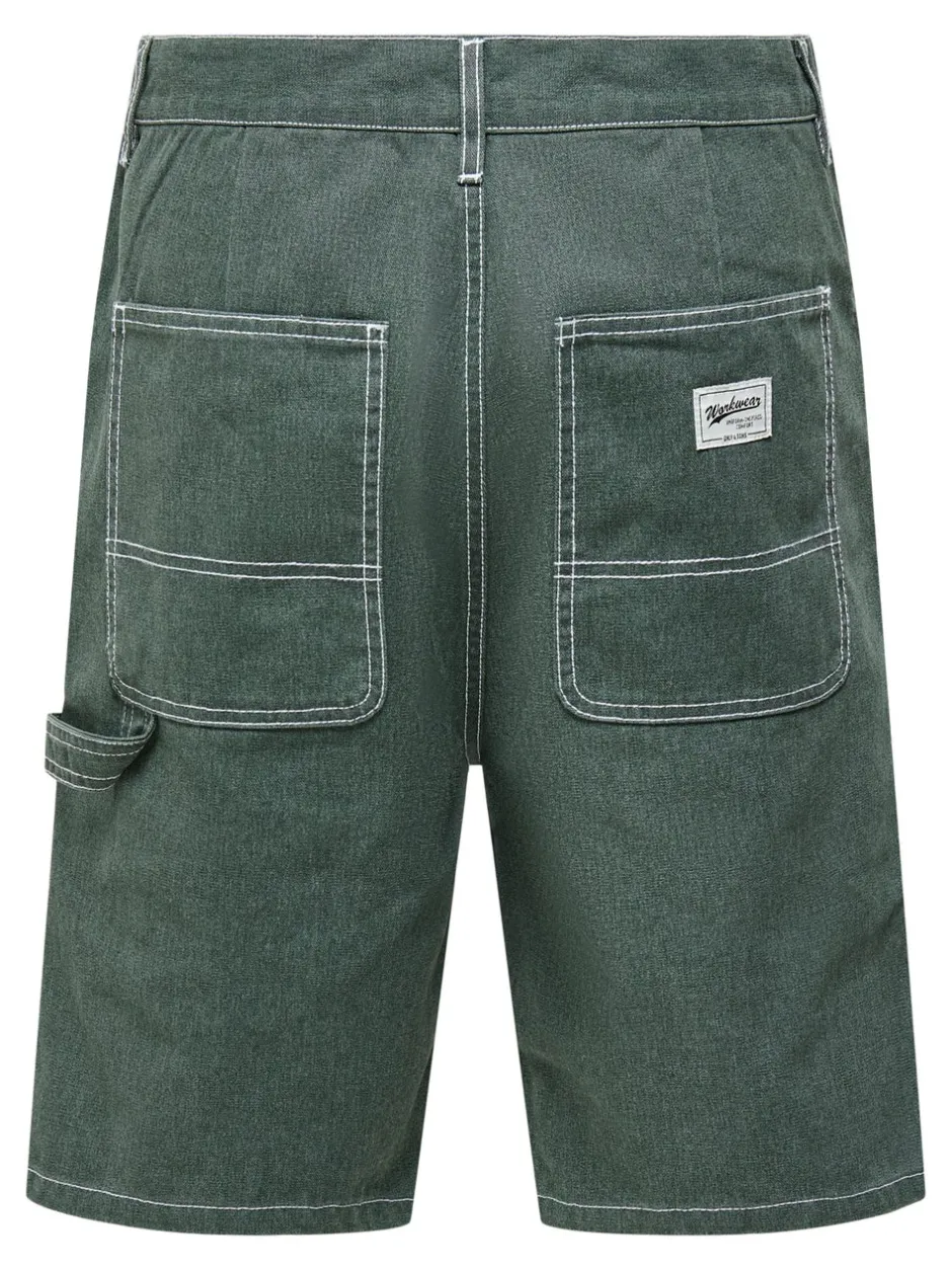ONSEDGE Mid rise Straight fit Shorts med 5 lommer Shorts