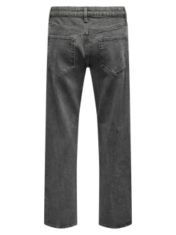 Discount ONSEDGE Mid rise Straight fit Jeans Jeans|Jeans