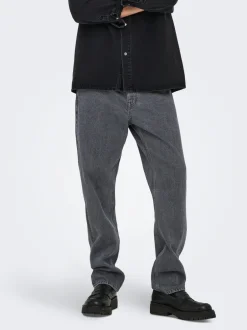 Discount ONSEDGE Mid rise Straight fit Jeans Jeans|Jeans