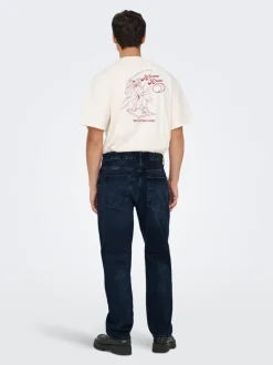 Hot ONSEDGE Mid rise Straight fit Jeans Jeans|Jeans