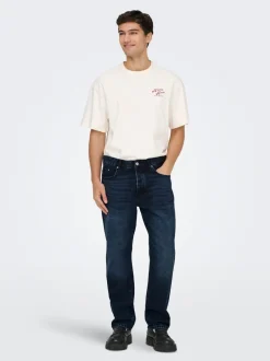 Hot ONSEDGE Mid rise Straight fit Jeans Jeans|Jeans