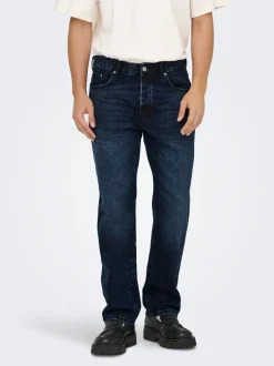 Hot ONSEDGE Mid rise Straight fit Jeans Jeans|Jeans
