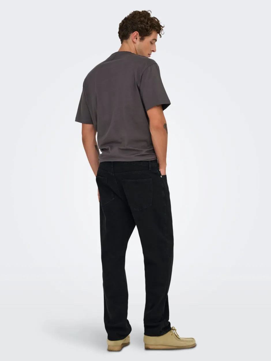 Outlet ONSEDGE Mid rise Straight fit Jeans Jeans|Jeans
