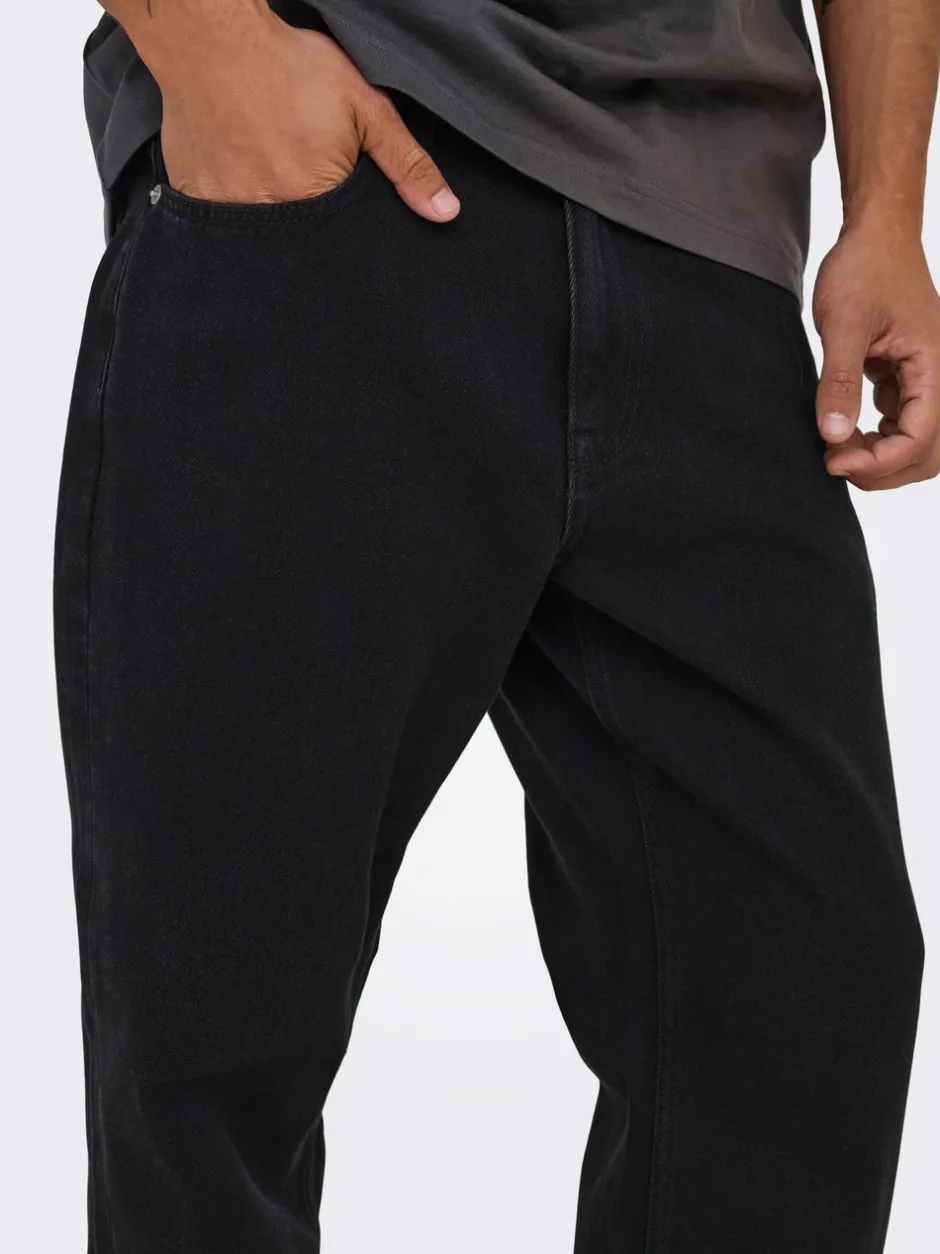 Outlet ONSEDGE Mid rise Straight fit Jeans Jeans|Jeans