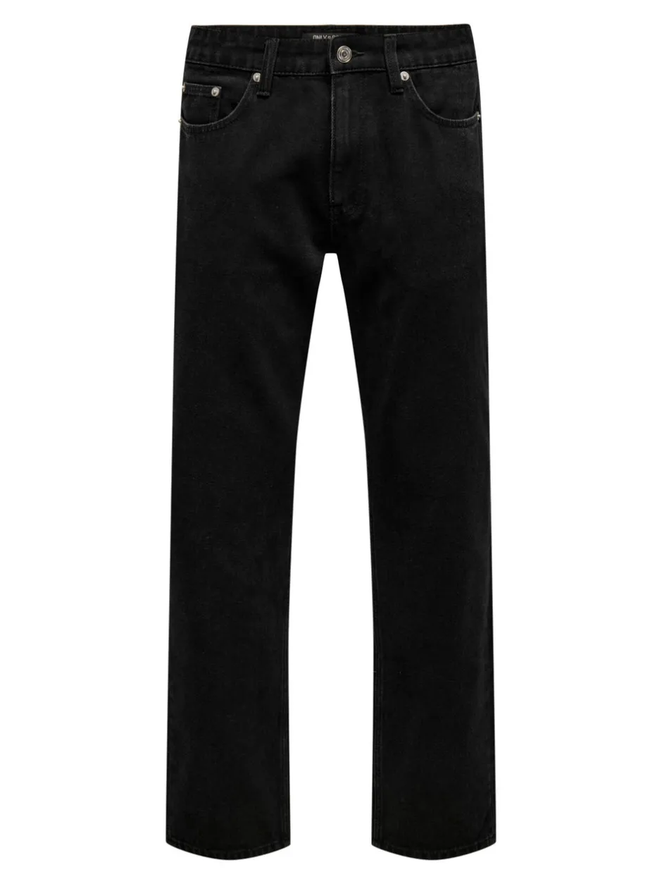 Outlet ONSEDGE Mid rise Straight fit Jeans Jeans|Jeans