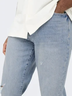 Hot ONSEDGE Mid rise Straight fit Jeans Jeans|Jeans